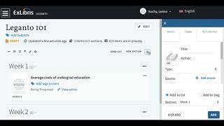 Adding Websites amp Documents to Leganto [upl. by Clere123]