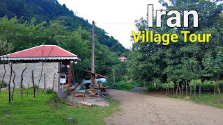 Fusheh Village Walking TourA Charming Village in North of Iran [upl. by Eremihc]