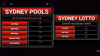 LIVE DRAW SYDNEY  LIVE DRAW SYDNEY LOTTO HARI INI 11 OKTOBER 2024  SYDNEY LOTTO LIVE DRAW [upl. by Braswell]