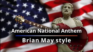 American National Anthem  The Anacreontic Song Brian Maystyle instrumental [upl. by Dorri279]