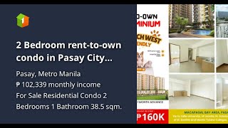 2 Bedroom renttoown condo in Pasay City near Mall of Asia [upl. by Debo]