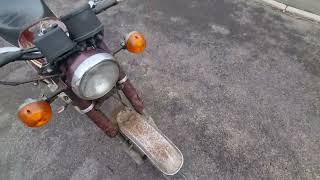 Honda CD200 Barn Find new into MotorcycleReclamation [upl. by Rothschild]