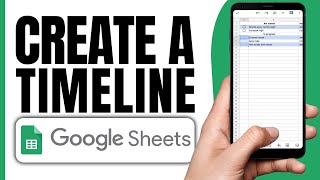 How to Create a Timeline in Google Sheets 2024 [upl. by Atinaw]