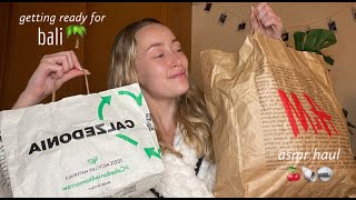 bali haul  getting ready for my first trip to bali  asmr  h amp m zara calzedonia amp lovisa [upl. by Suzan]