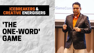 Icebreakers and Creative Energisers How to Play One Word game [upl. by Sayce902]