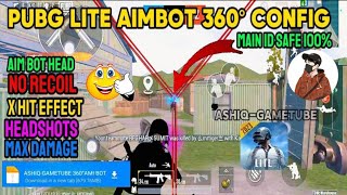 Pubg Lite 0270 zero recoil config  360 aim bot config file 0270  Ban Fix Config [upl. by Louanna]