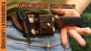 Como hacer Funda de Cuero para Cuchillo [upl. by Archaimbaud]