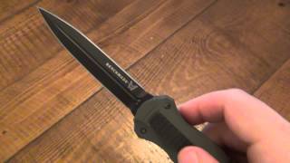 Knife Review  Benchmade quotInfidelquot OTF 3300BKOD1101 Automatic Knife [upl. by Ardnic]