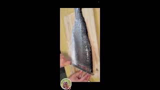 Cutting Salmon Fish [upl. by Oimetra]