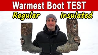 Are Insulated Hunting Boots Really Warmer TESTED [upl. by Jarietta306]