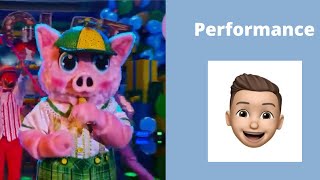 Masked Singer Season 5 Piglet Performs Its Good To Be Alive Hallelujah [upl. by Rocher400]