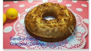 Kuchen mit Orangeat und Zitronat  Cake moelleux [upl. by Ailak]