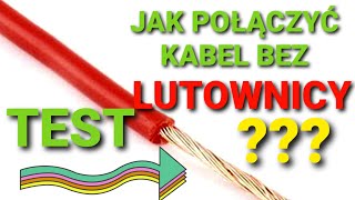 Jak lutować Jak połączyć kableprzewody elektryczneTest rurek termokurczliwych z cyną [upl. by Guss]