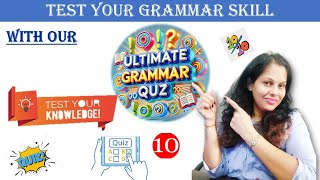 Test Your English Grammar Can You Score 1010 sonshadda grammarquiz [upl. by Rawde]