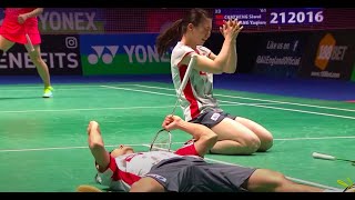 All England 2018 Badminton Mixed Doubles Winner Highlights  Yuta Watanabe  Arisa Higashino バドミントン [upl. by Enayr]