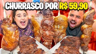 CHURRASCARIA MAIS BARATA DA CIDADE  NOVILHO GRILL [upl. by Jessamyn]