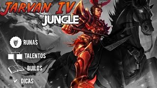 Como Subir de Elo  Jarvan IV Jungle Season 6 Build Talentos Runas e Dicas [upl. by Hauge]