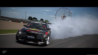 GT7JZX100マークⅡ風E46型M3 ドリフト 鈴鹿サーキット [upl. by Anailli]