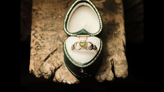 Making a 14k Connemara marble Claddagh ring [upl. by Jezreel]