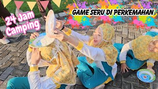 24 Jam Aqilla Camping di Sekolah  Lomba Seru Pakai Tepung di Perkemahan  Part 3 ♥ Aqillas Diary [upl. by Trahurn]