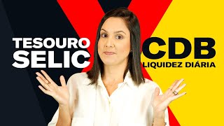 Onde INVESTIR Sua RESERVA de EMERGÊNCIA Tesouro Selic ou CDB Liquidez diária [upl. by Proudfoot]