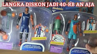 LEBRON JAMES SPACE JAM NEW LEGACY ACTION FIGURE  UNBOXING REVIEW [upl. by Neehcas]