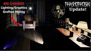 NEW Lighting Graphics and Grafton Farmhouse Changes  Phasmophobia Update [upl. by Senaj]