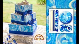 How to Marble Modeling Chocolate by Wicked Goodies [upl. by Marianna]