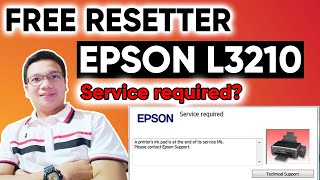 Service required Epson L3210 Free resetter [upl. by Tung862]