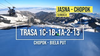 Jasna  Chopok  zjazd trasą 1c1b1a213  z Chopoka do Biela Put  Słowacja 2020  4K [upl. by Imotih]