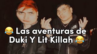 MOMENTOS GRACIOSOS De DUKI Y LIT KILLAH 🤣 [upl. by Etteiluj]