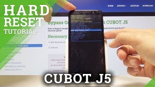 Hard Reset CUBOT J5  Wipe Data  Bypass Screen Lock [upl. by Ahsiyn]