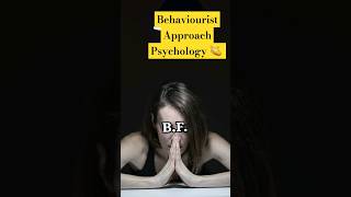 Behaviourist Approach Psychology behaviourism psychology schoolofthought watson skinner alevel [upl. by Niuqram473]