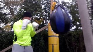 Boxing teardrop heavy bag [upl. by Niboc679]