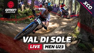 Val Di Sole Cross Country Under 23 Men  LIVE XCO Racing [upl. by Enyaw]