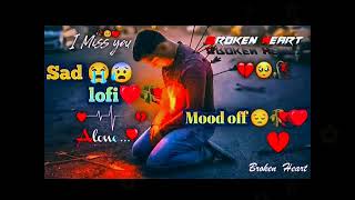 Very Emotional Broken Heart Mashup 😢💔  Sad Songs Lofi Mashup 😢  song broken sadsong lofisad💔 [upl. by Erdna]