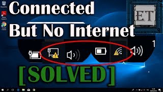 How To Fix WiFi Connected But No Internet Access Windows 10 8 7 [upl. by Ylelhsa]