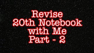 Revise Choti Copy 20th Notebook with Me Part  2  INICET  NEXT  NeetPg  Fmge  MisMedicine [upl. by Aicena]