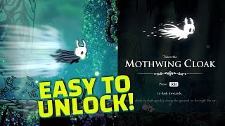 How to unlock Dash Skill Mothwing Cloak Hollow Knight [upl. by Bucky]