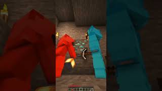 Life of a Diamond Block in Minecraft 🤧minecraft minecraftschool minecraftanimatedseries ytshorts [upl. by Loma]