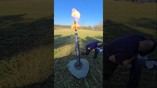 💥 FIRST FIRING 💥 of LARGEST CIVILIAN OWNED MORTAR in USA  120mm Artillery military army edc USA [upl. by Gilda729]