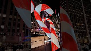 Christmas in New York City • Candy Canes at Radio City Music Hall • December 17 2021 [upl. by Yenffit689]