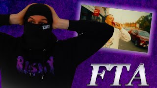 AITCH IS FUNNY Aitch  FTA Official Freestyle REACTION [upl. by Harlan40]