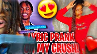 Lil Tjay “Move On ”  LYRIC PRANK ON KRISSY 💔 GONE WRONG [upl. by Olympie125]