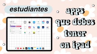 10 Apps para ESTUDIANTES en iPad 🍑 Mejores Apps para estudiar y tomar apuntes  HardPeach [upl. by Gad946]