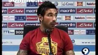 Aspettando Napoli Elfsborg conferenza stampa di Pocho Lavezzi [upl. by Akli]