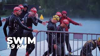 Swim Course – Race Highlights  mts IRONMAN 703 Belgrade 2024 [upl. by Ailicec]