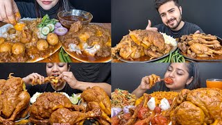 ASMR EATING WHOLE CHICKEN CURRY WITH RICEEGG CURRY EATING l BIG BITES l FOOD [upl. by Olivero773]