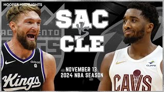 Sacramento Kings vs Cleveland Cavaliers Full Game Highlights  Nov 13  2024 NBA Season [upl. by Monahon878]