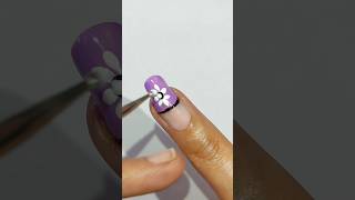 DIY Flower Nail Art Using a Safety Pin [upl. by Chipman]